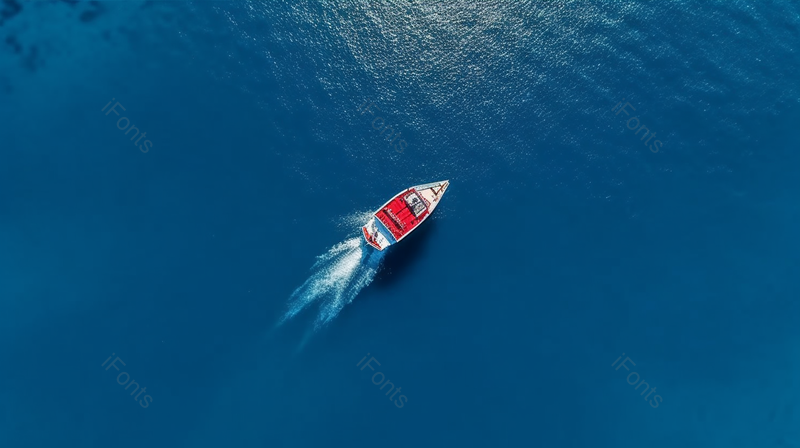 蓝色的海洋上游艇的俯视背景图,高清,摄影图,摄影图片,图片大全,摄影图免费下载